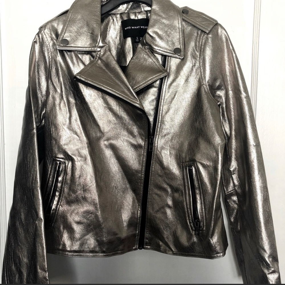 Pewter Motorcycle Jacket